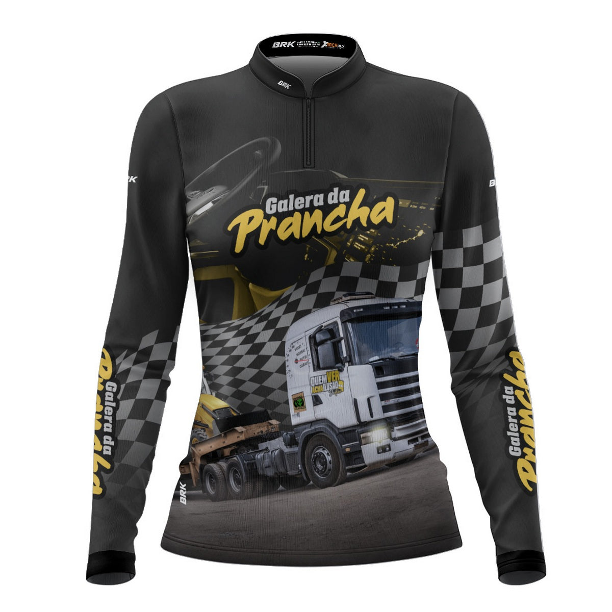 Camisa de Caminhão Feminina Brk Galera da Prancha com UV50+