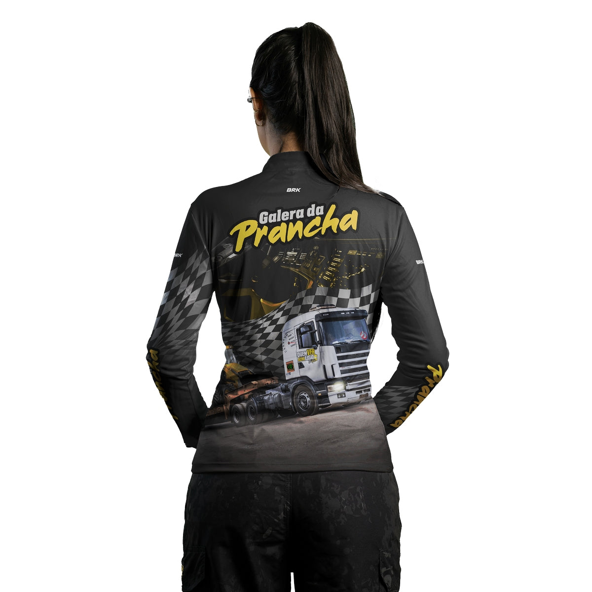 Camisa de Caminhão Feminina Brk Galera da Prancha com UV50+
