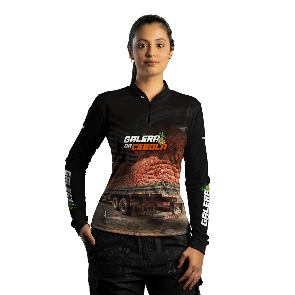 Camisa Feminina Brk Galera da Cebola com Proteção Solar UV50+