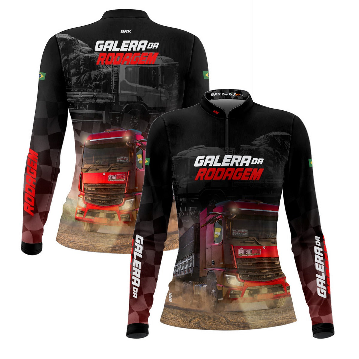 Camisa Feminina Brk Galera da Rodagem com Proteção UV50+