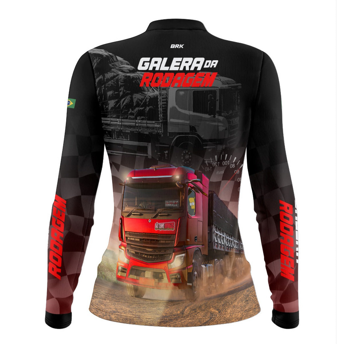 Camisa Feminina Brk Galera da Rodagem com Proteção UV50+
