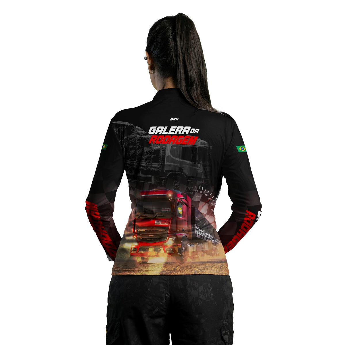 Camisa Feminina Brk Galera da Rodagem com Proteção UV50+