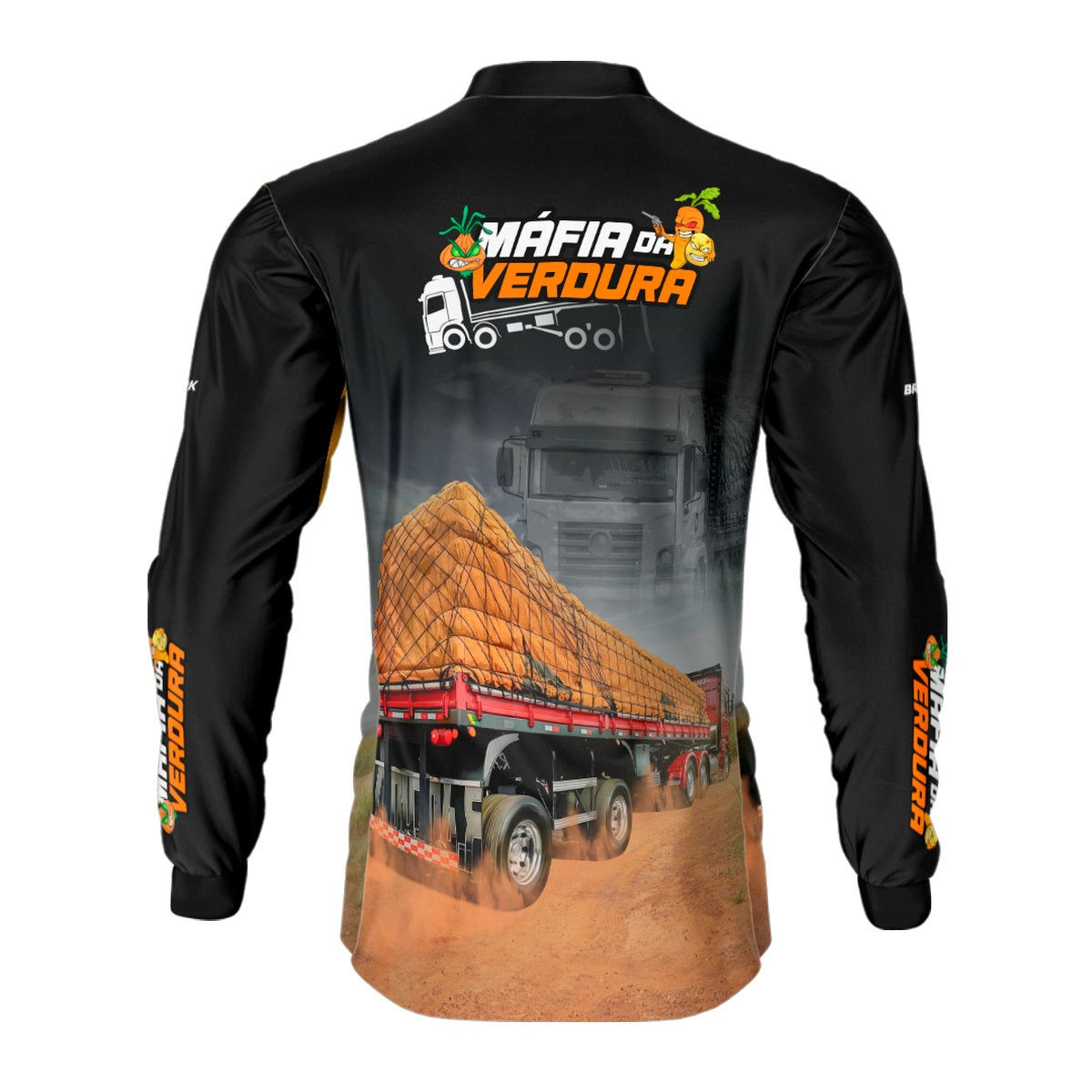 Camisa de Caminhão Brk Máfia da Verdura com Proteção UV50+