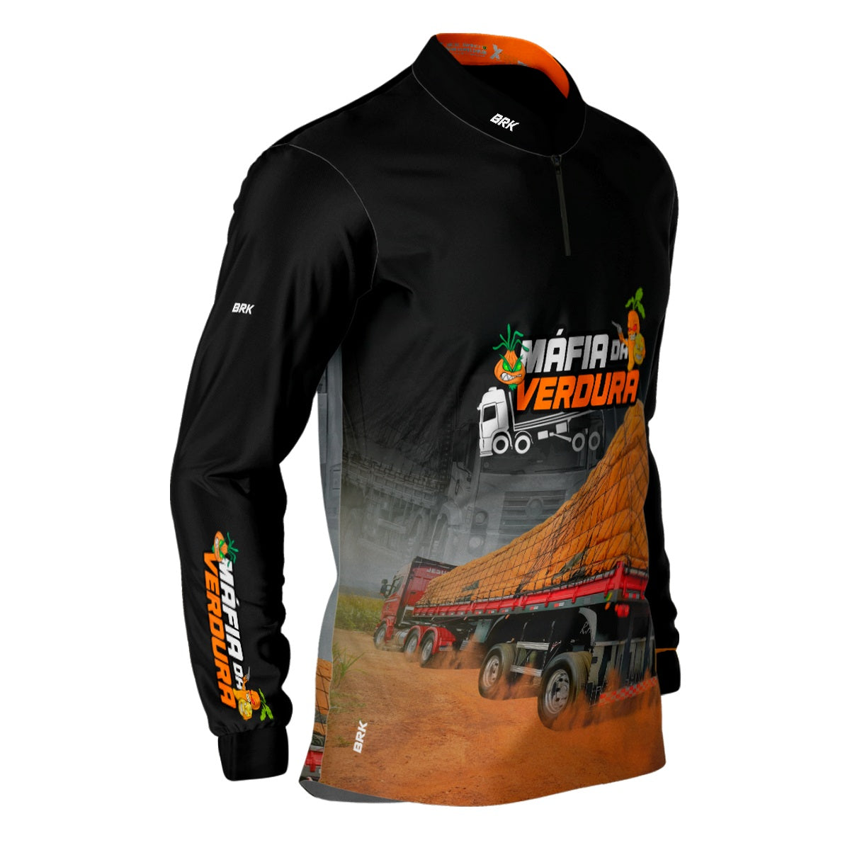 Camisa de Caminhão Brk Máfia da Verdura com Proteção UV50+