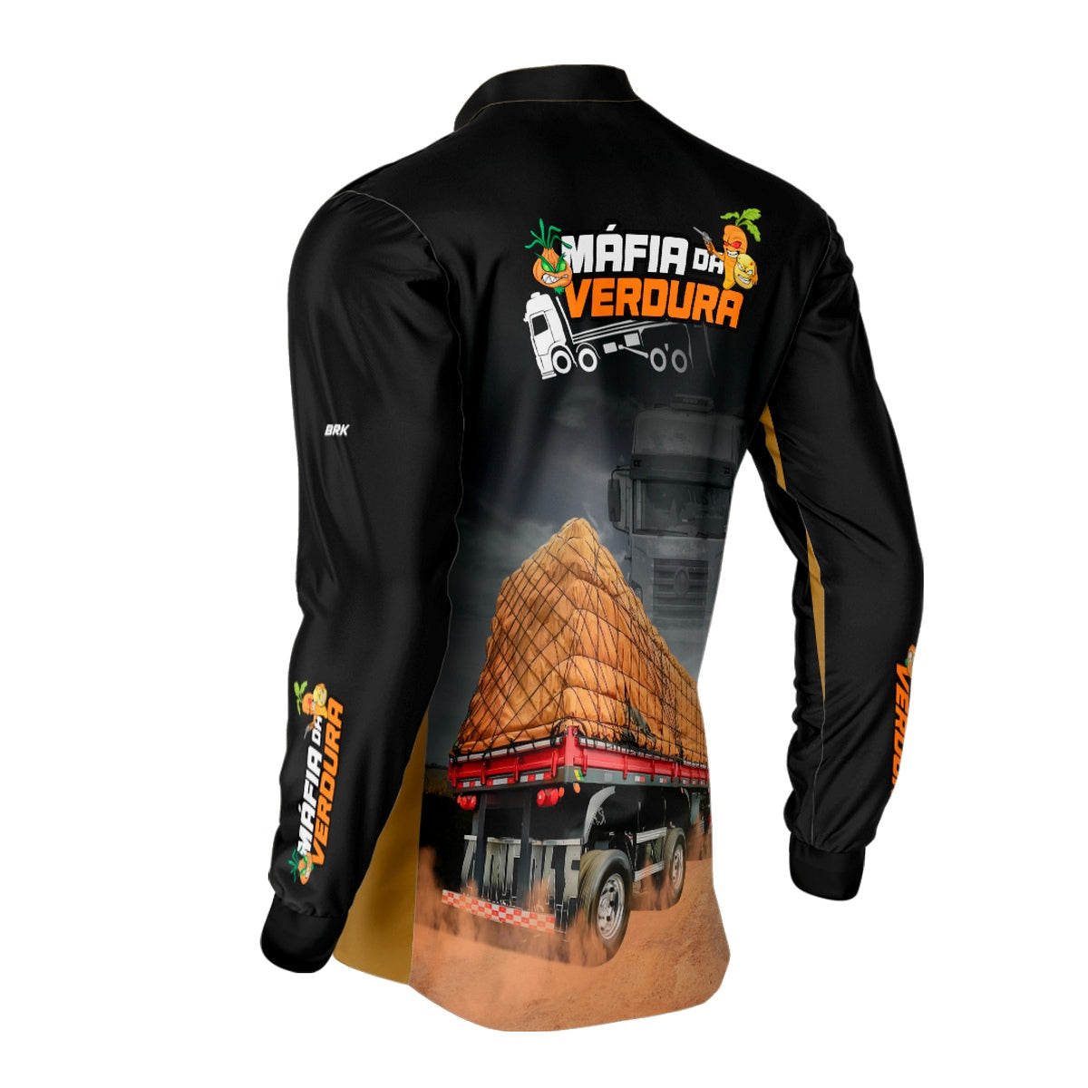 Camisa de Caminhão Brk Máfia da Verdura com Proteção UV50+
