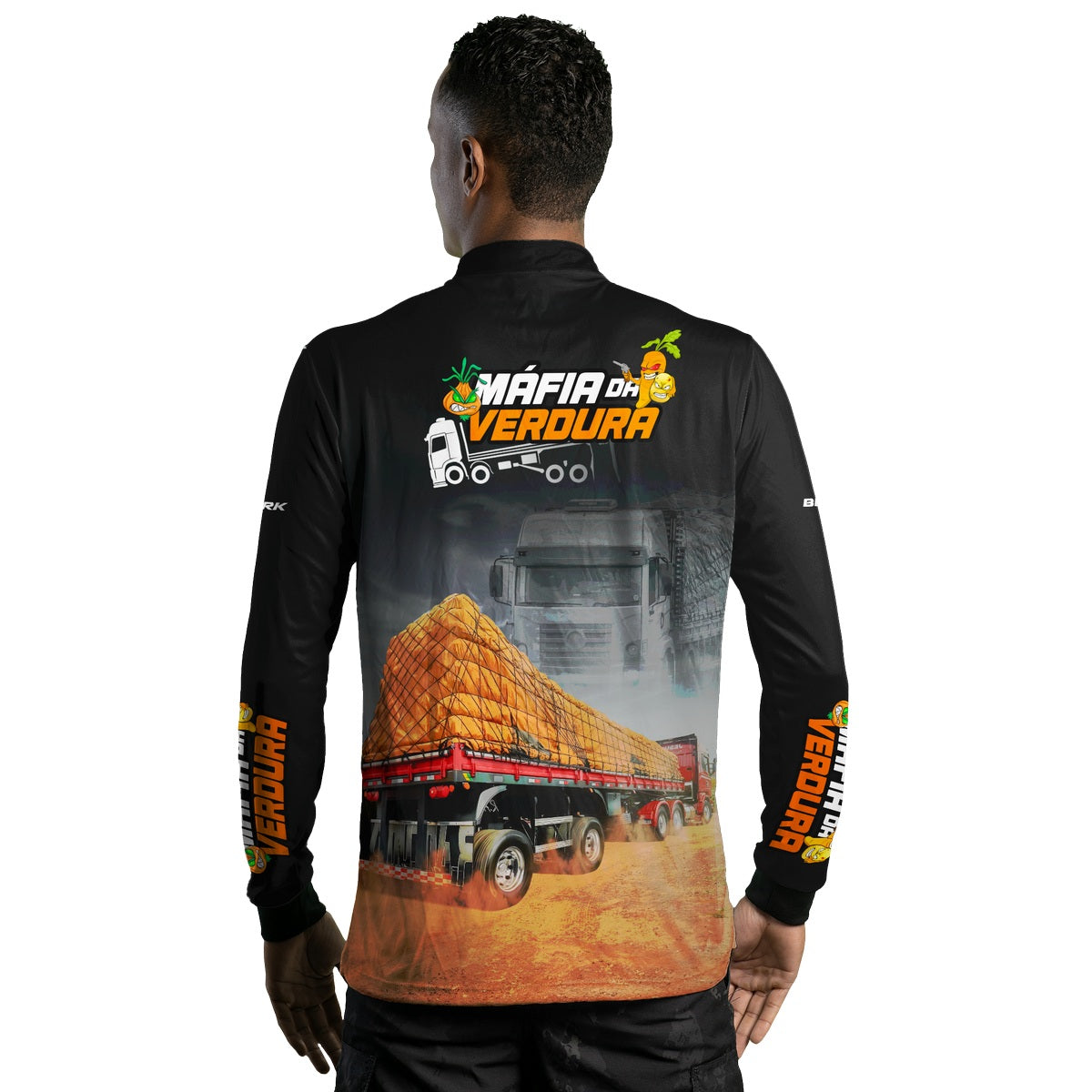 Camisa de Caminhão Brk Máfia da Verdura com Proteção UV50+