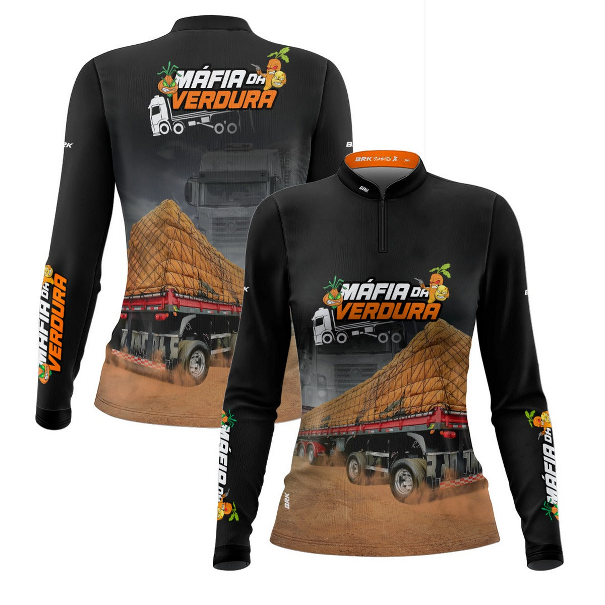 Camisa Feminina Brk Máfia da Verdura com Proteção UV50+