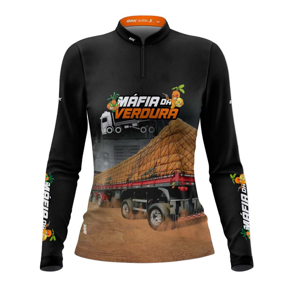 Camisa Feminina Brk Máfia da Verdura com Proteção UV50+