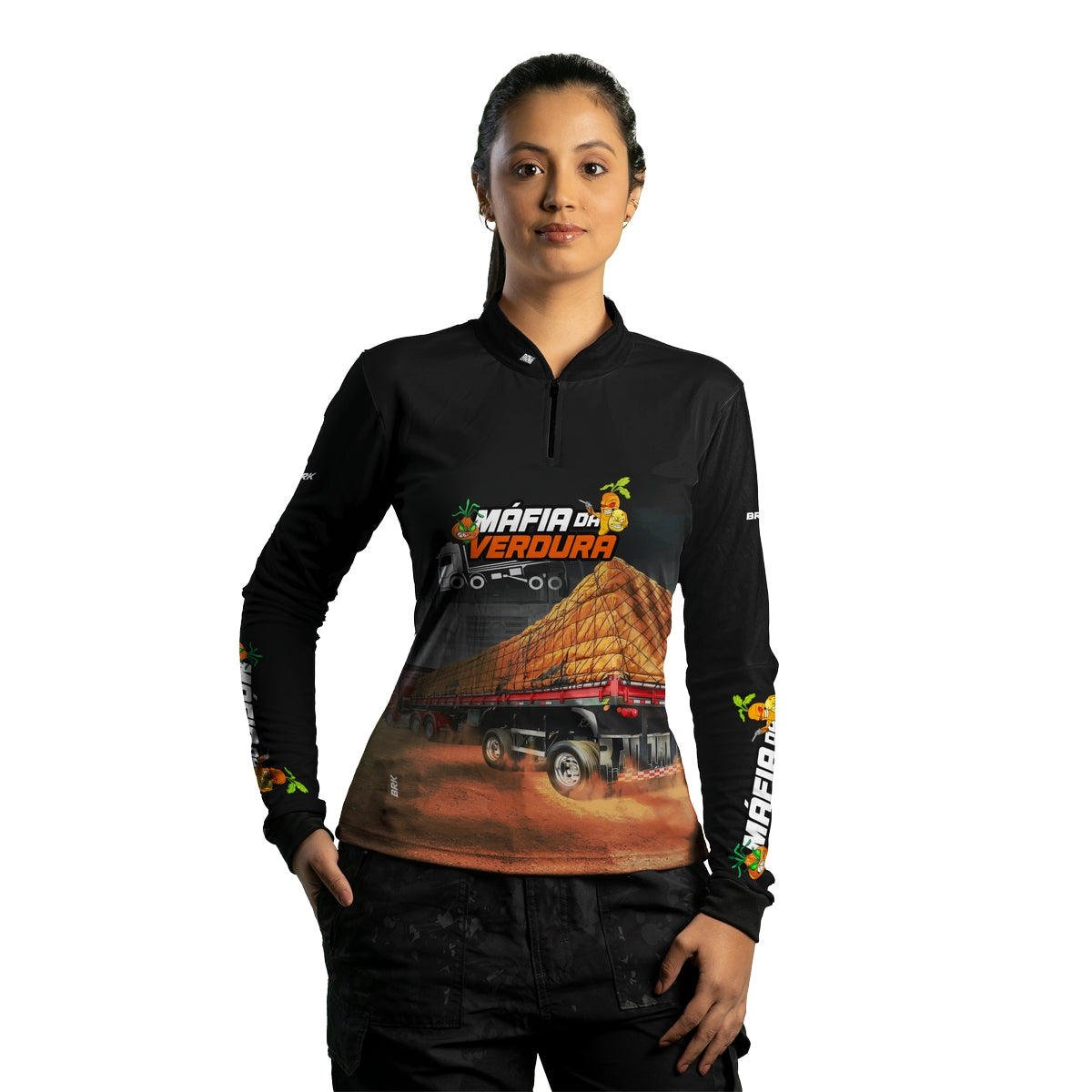Camisa Feminina Brk Máfia da Verdura com Proteção UV50+