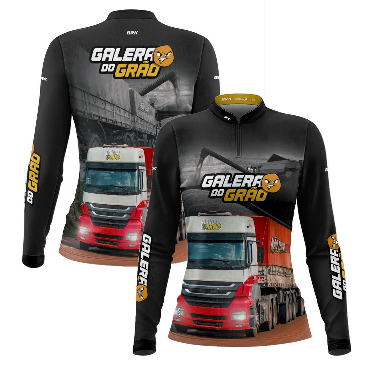 Camisa Feminina Caminhão Brk Galera Do Grão com UV50+