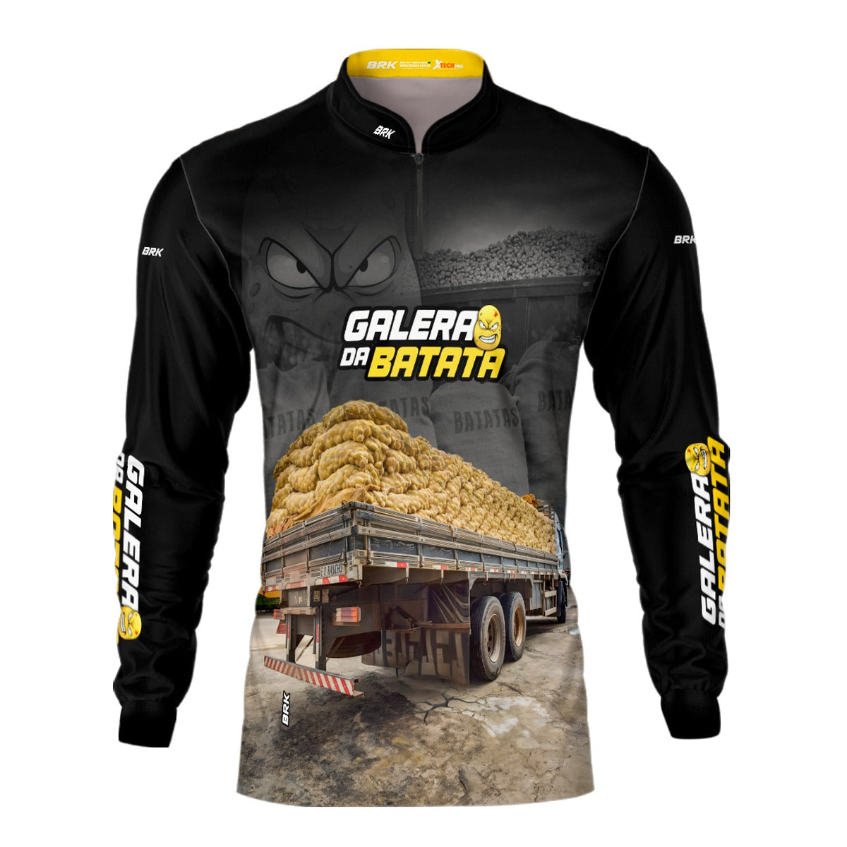 Camisa de Caminhão Brk Galera da Batata com UV50+