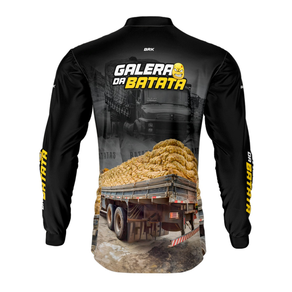 Camisa de Caminhão Brk Galera da Batata com UV50+