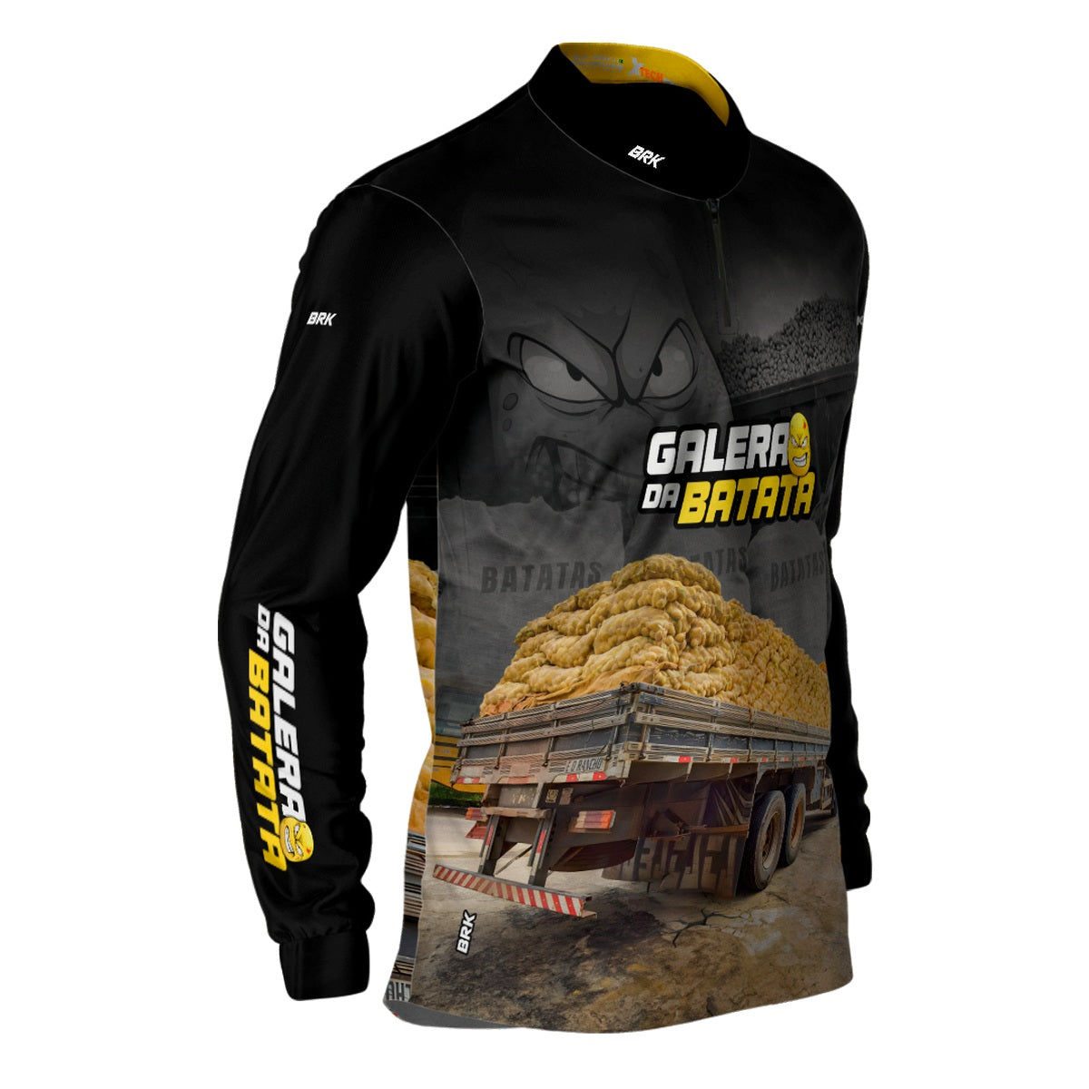 Camisa de Caminhão Brk Galera da Batata com UV50+