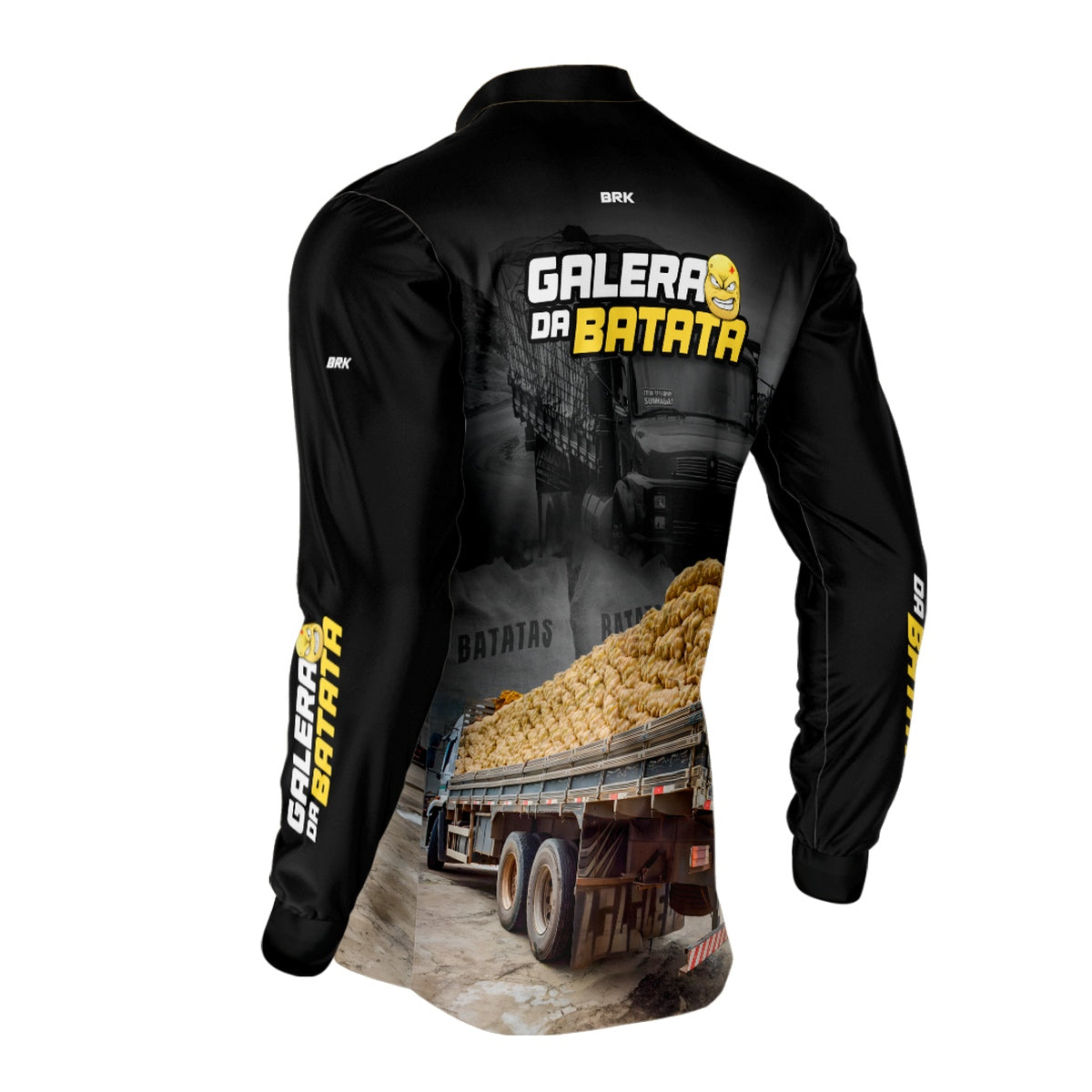 Camisa de Caminhão Brk Galera da Batata com UV50+