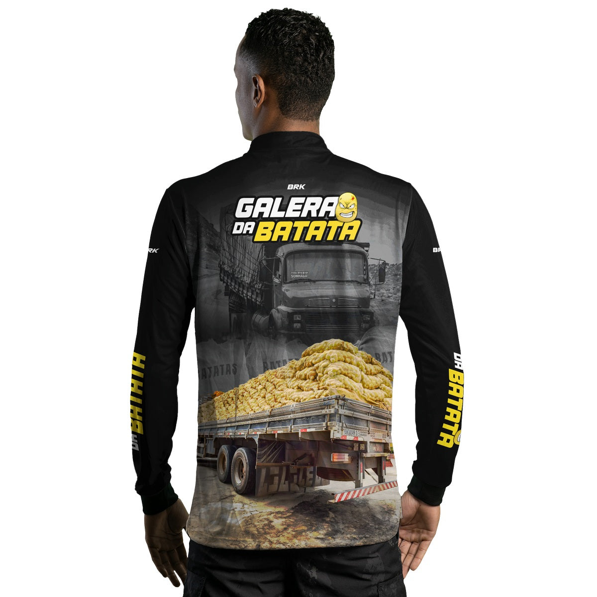 Camisa de Caminhão Brk Galera da Batata com UV50+