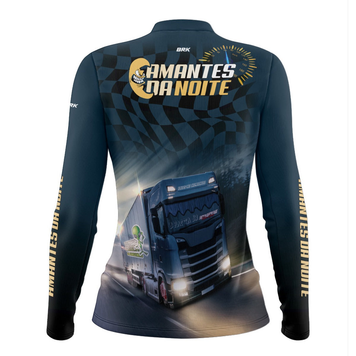 Camisa de Caminhão Feminina Brk Amantes da Noite com UV50+