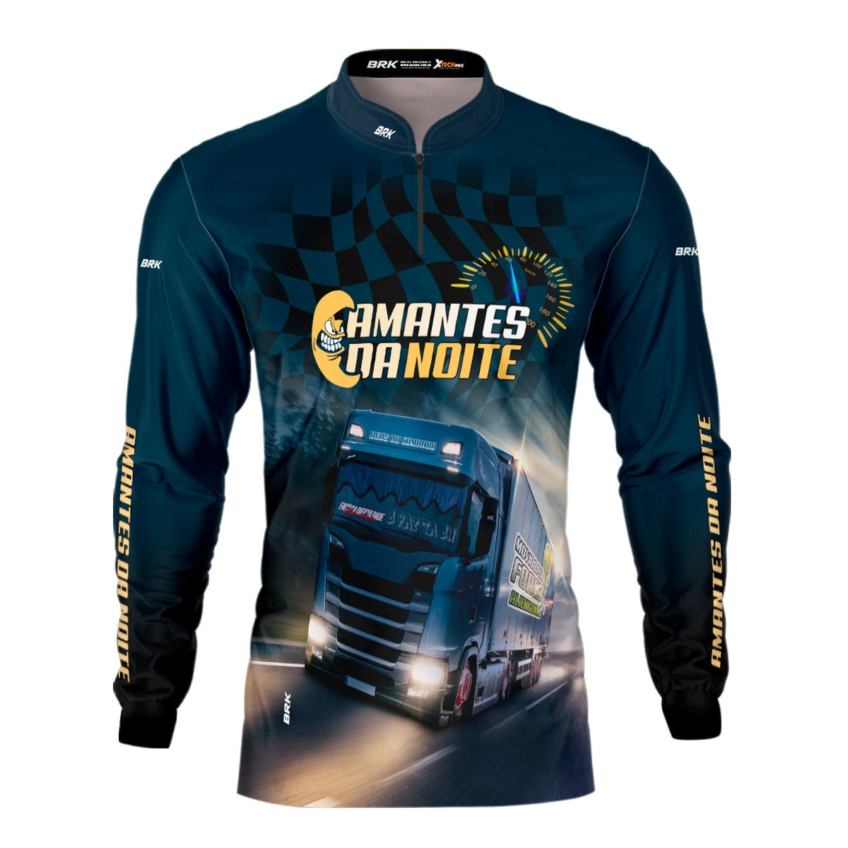 Camisa de Caminhão Brk Amantes da Noite com Proteção Solar UV50+
