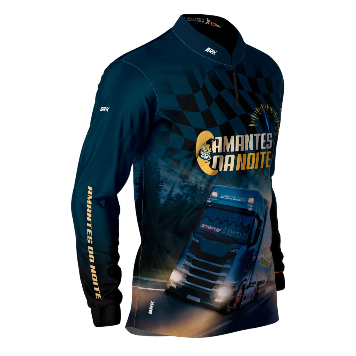 Camisa de Caminhão Brk Amantes da Noite com Proteção Solar UV50+
