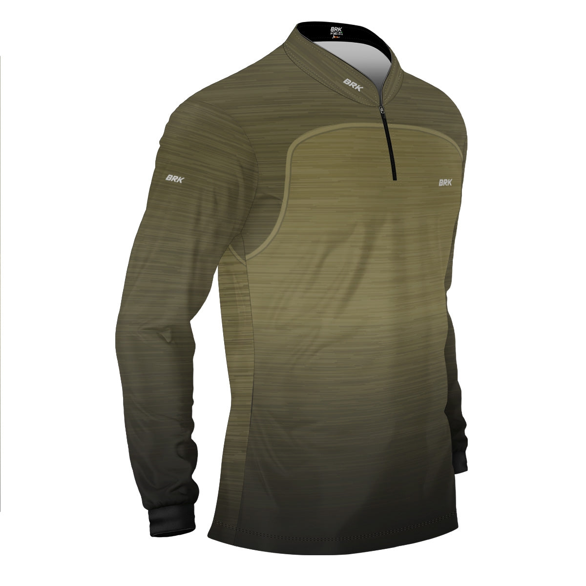 Camisa Brk Mescla Areia Esverdeada com Proteção Solar UV50+