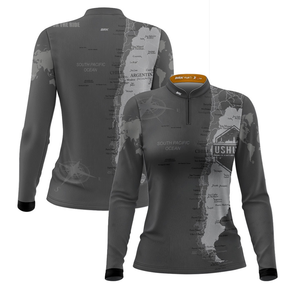 Camisa de Motociclismo Feminina Brk Expedição Ushuaia Big Trail com Proteção Solar UV50+