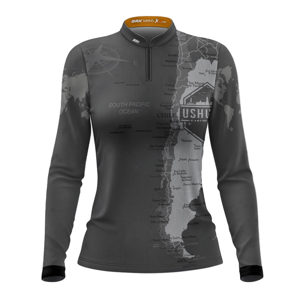 Camisa de Motociclismo Feminina Brk Expedição Ushuaia Big Trail com Proteção Solar UV50+
