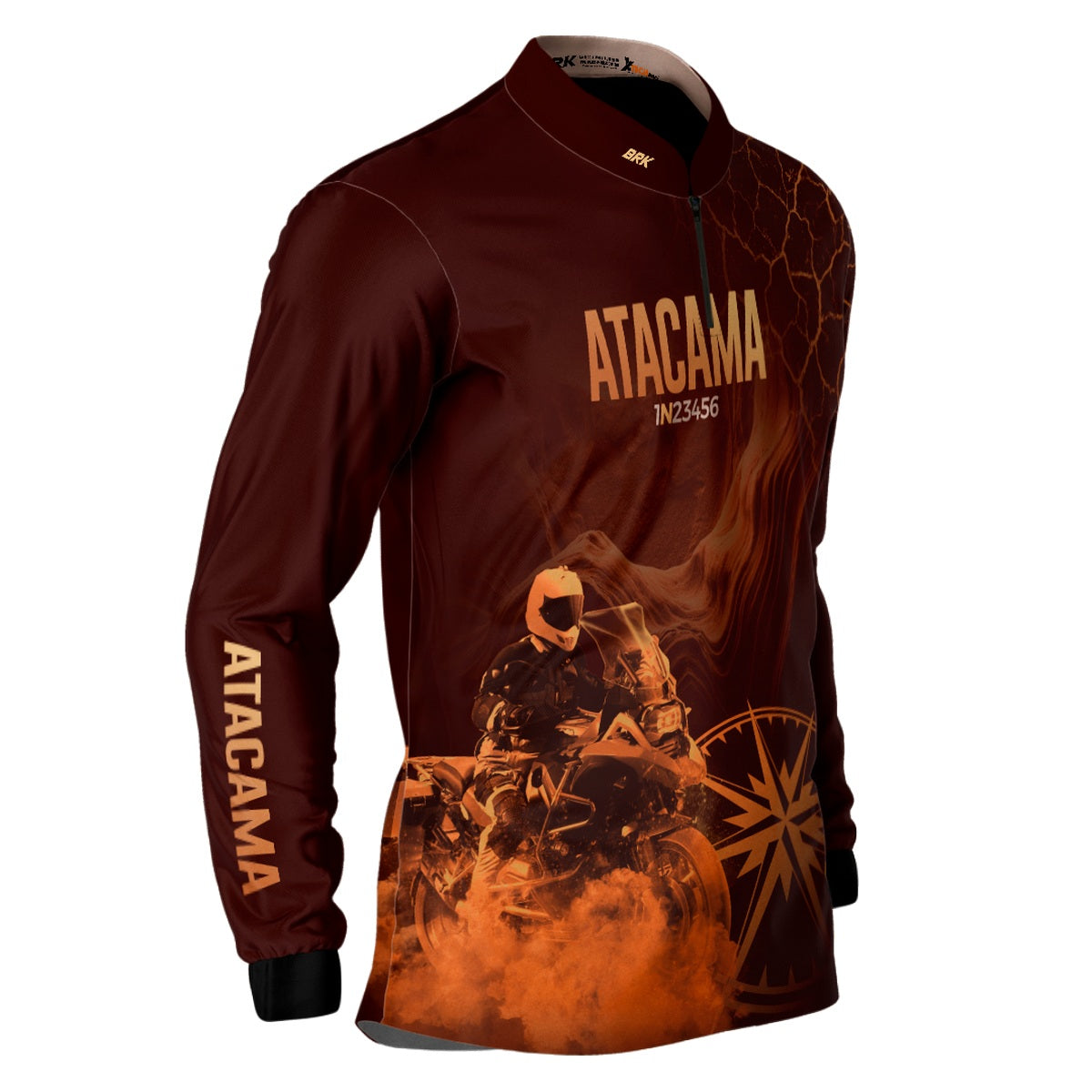 Camisa de Motociclismo Brk Deserto do Atacama com Proteção Solar UV50+