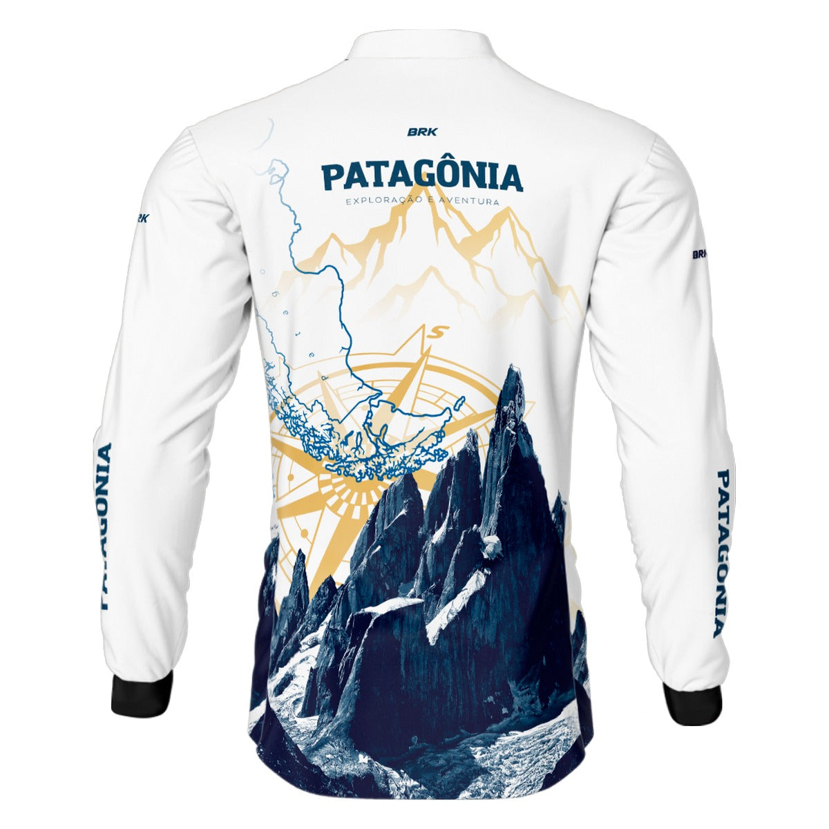 Camisa de Motociclismo Brk Expedição Rastro da Serpente com Proteção Solar UV50+