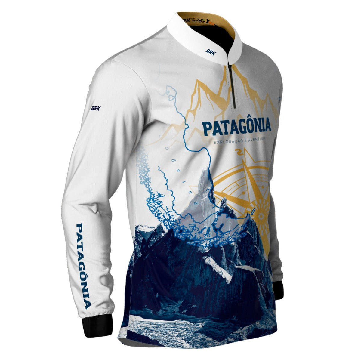Camisa de Motociclismo Brk Expedição Rastro da Serpente com Proteção Solar UV50+