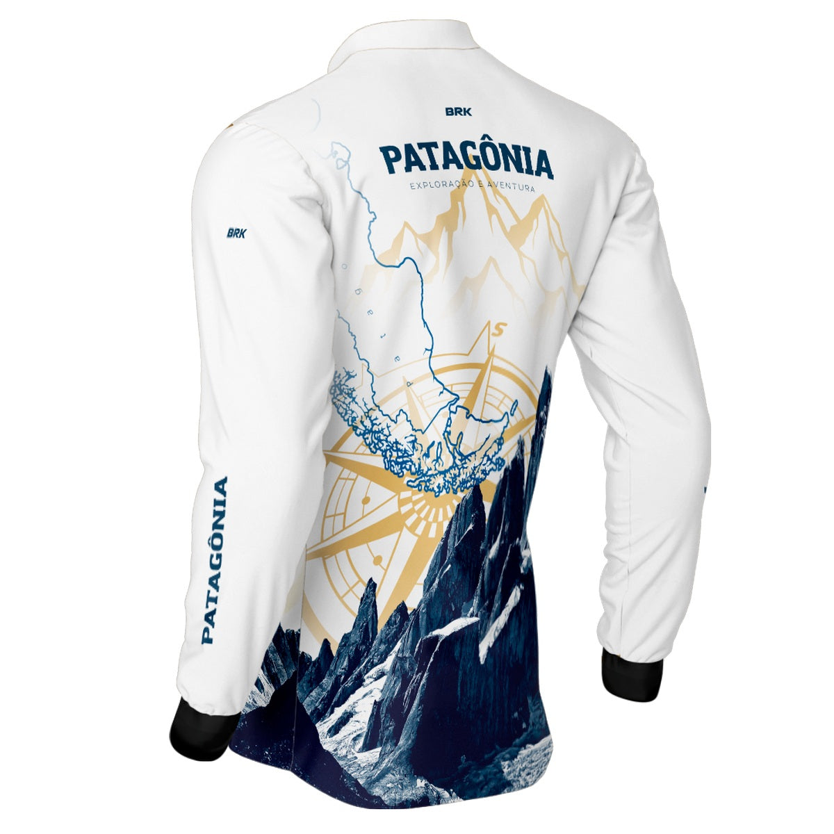 Camisa de Motociclismo Brk Expedição Rastro da Serpente com Proteção Solar UV50+
