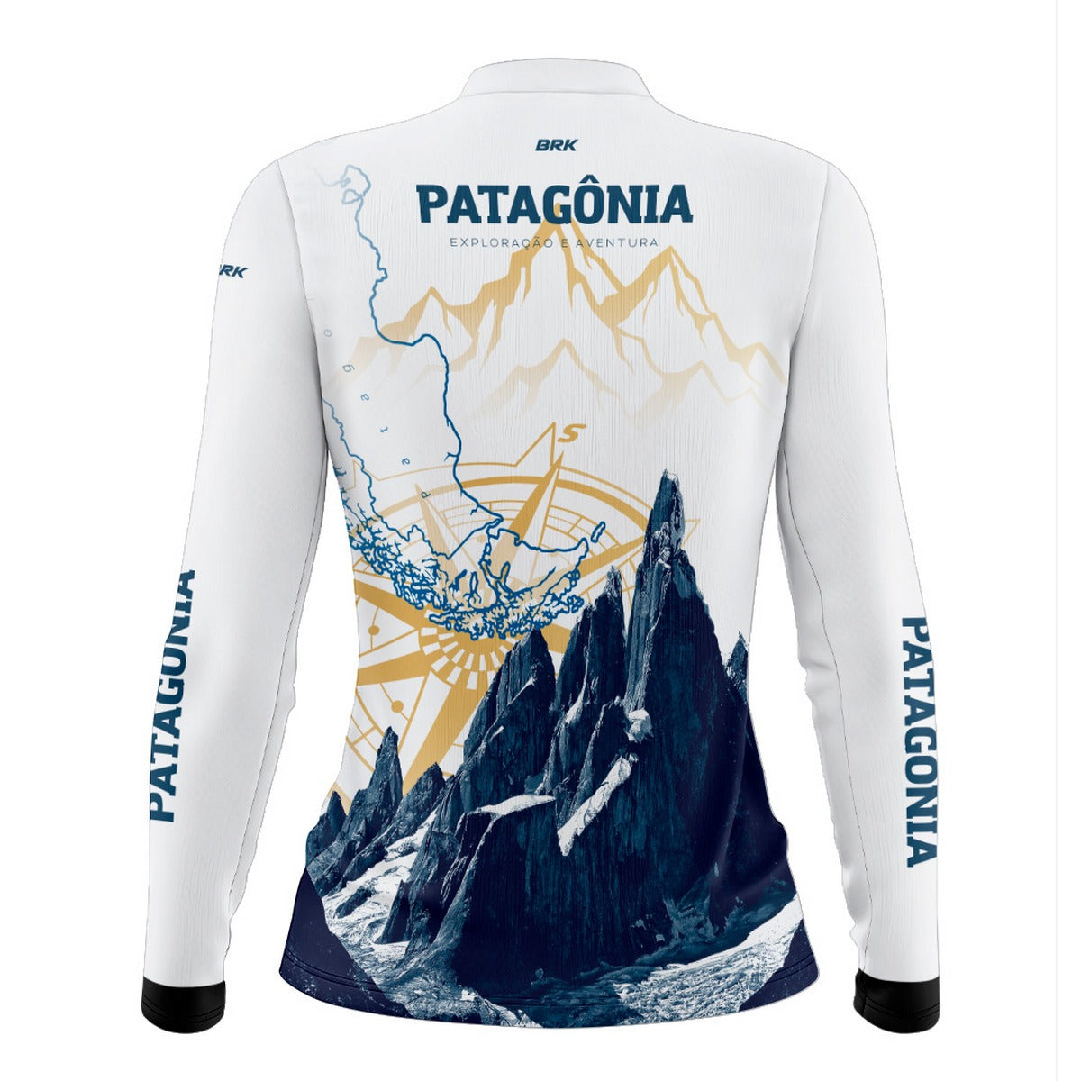 Camisa de Motociclismo Feminina Brk Expedição Rastro da Serpente com Proteção Solar UV50+