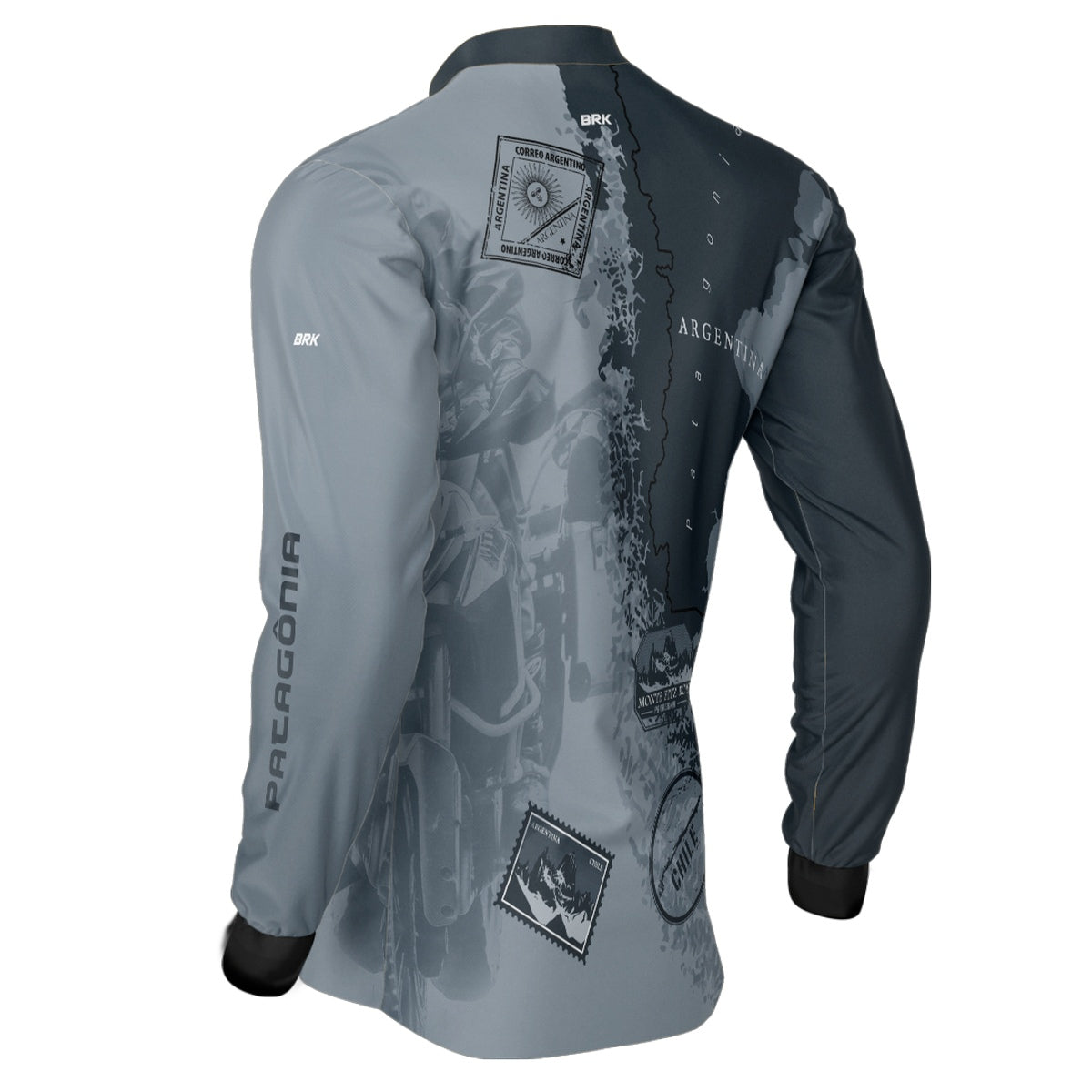Camisa de Motociclismo Brk Patagônia com Proteção Solar UV50+