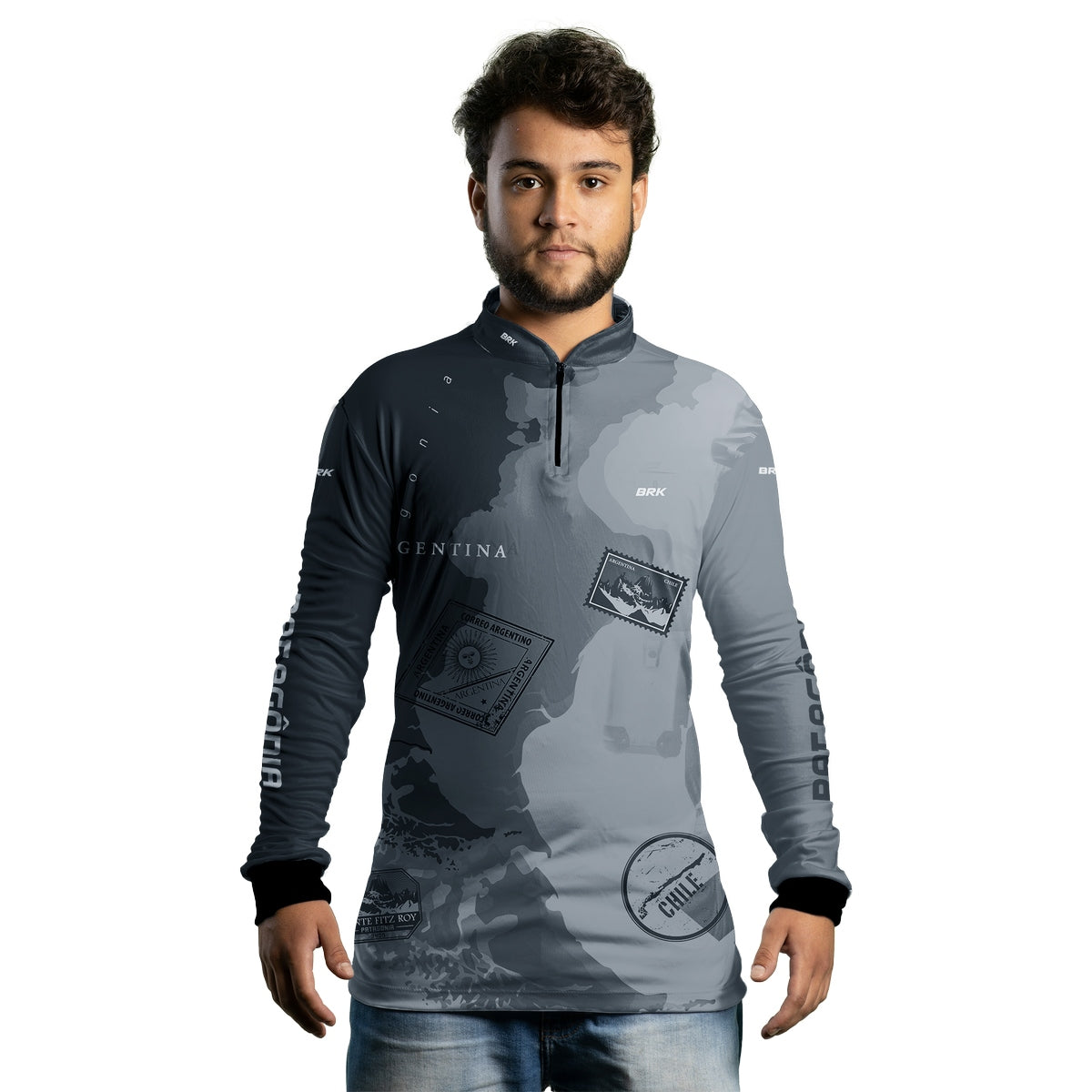Camisa de Motociclismo Brk Patagônia com Proteção Solar UV50+