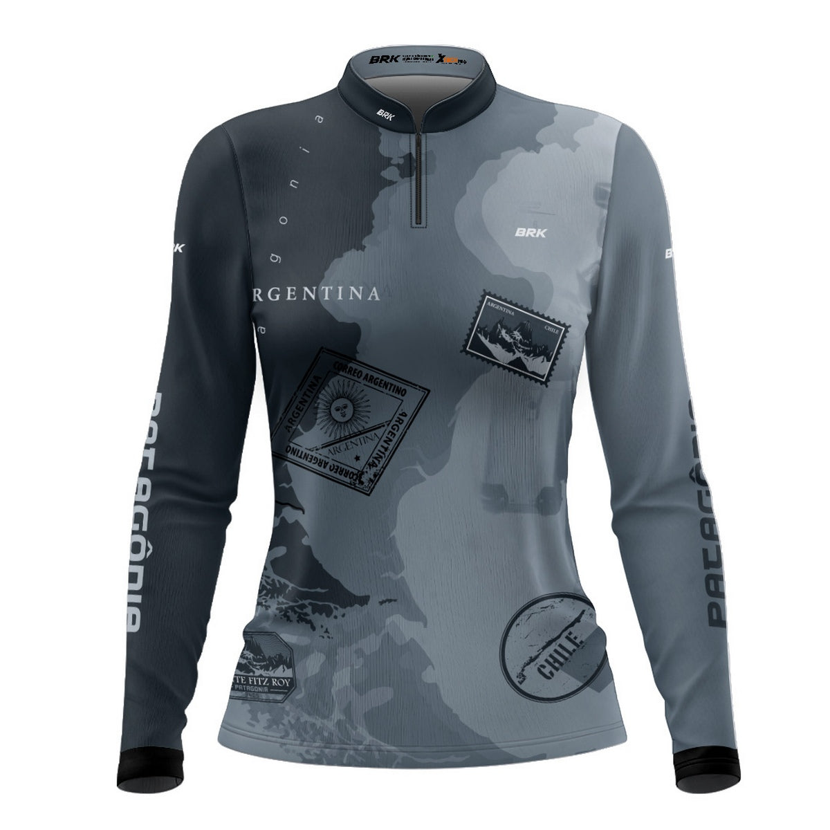 Camisa de Motociclismo Feminina Brk Patagônia com Proteção Solar UV50+
