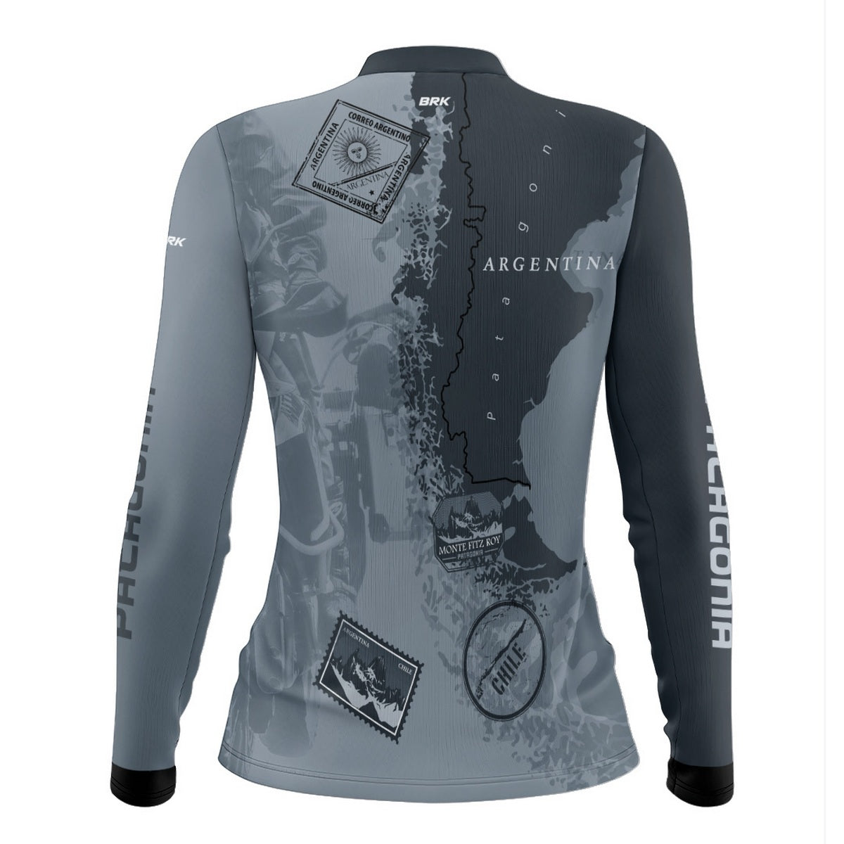 Camisa de Motociclismo Feminina Brk Patagônia com Proteção Solar UV50+