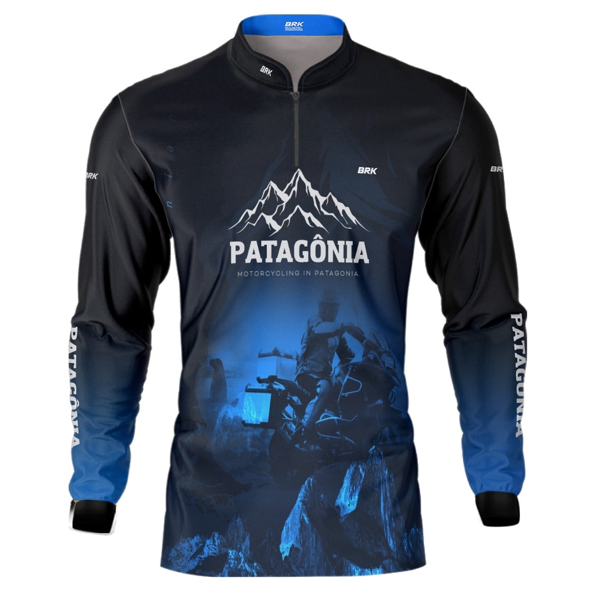 Camisa de Motociclismo Brk Motorcycling Patagônia com Proteção Solar UV50+