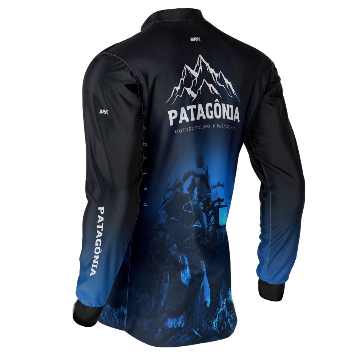Camisa de Motociclismo Brk Motorcycling Patagônia com Proteção Solar UV50+
