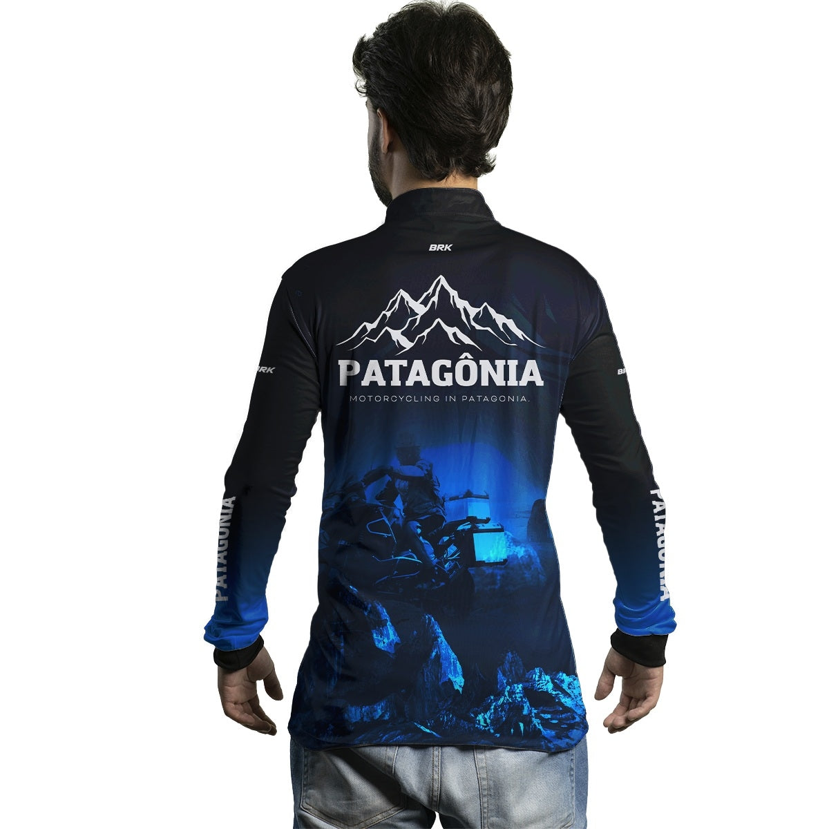 Camisa de Motociclismo Brk Motorcycling Patagônia com Proteção Solar UV50+