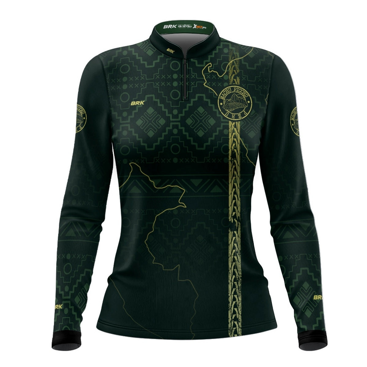 Camisa de Motociclismo Feminina Brk Machu Picchu com Proteção Solar UV50+