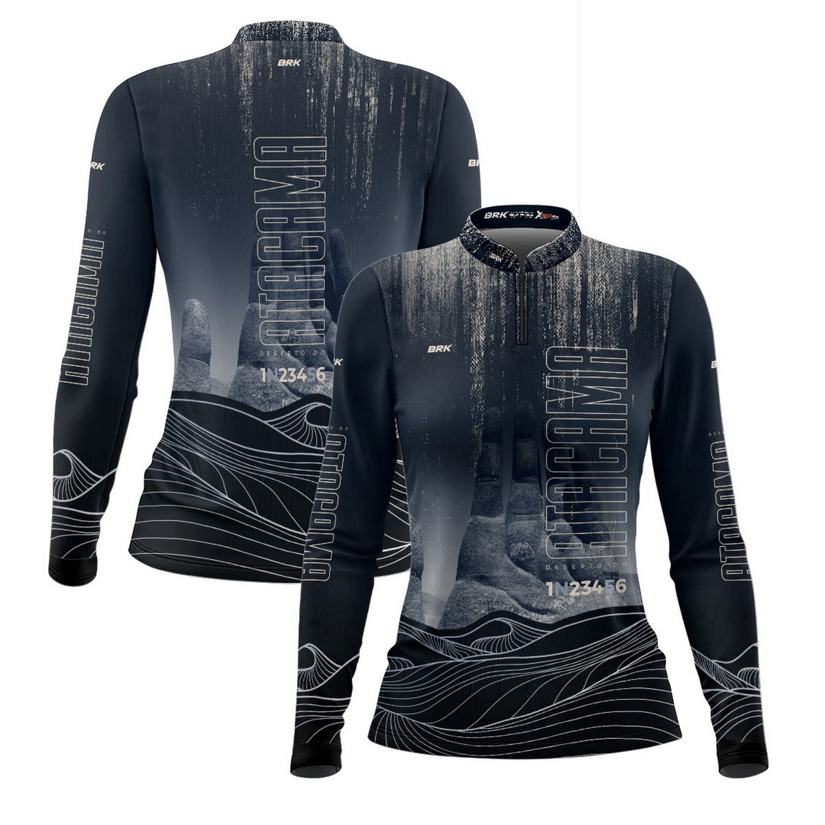 Camisa de Motociclismo Feminina Brk Deserto do Atacama com Proteção Solar UV50+
