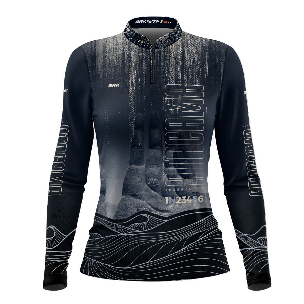 Camisa de Motociclismo Feminina Brk Deserto do Atacama com Proteção Solar UV50+