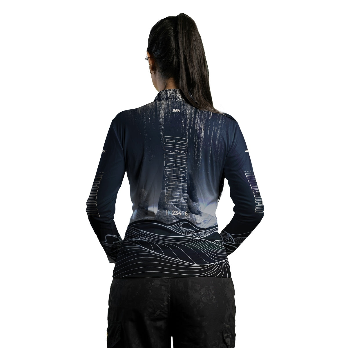 Camisa de Motociclismo Feminina Brk Deserto do Atacama com Proteção Solar UV50+