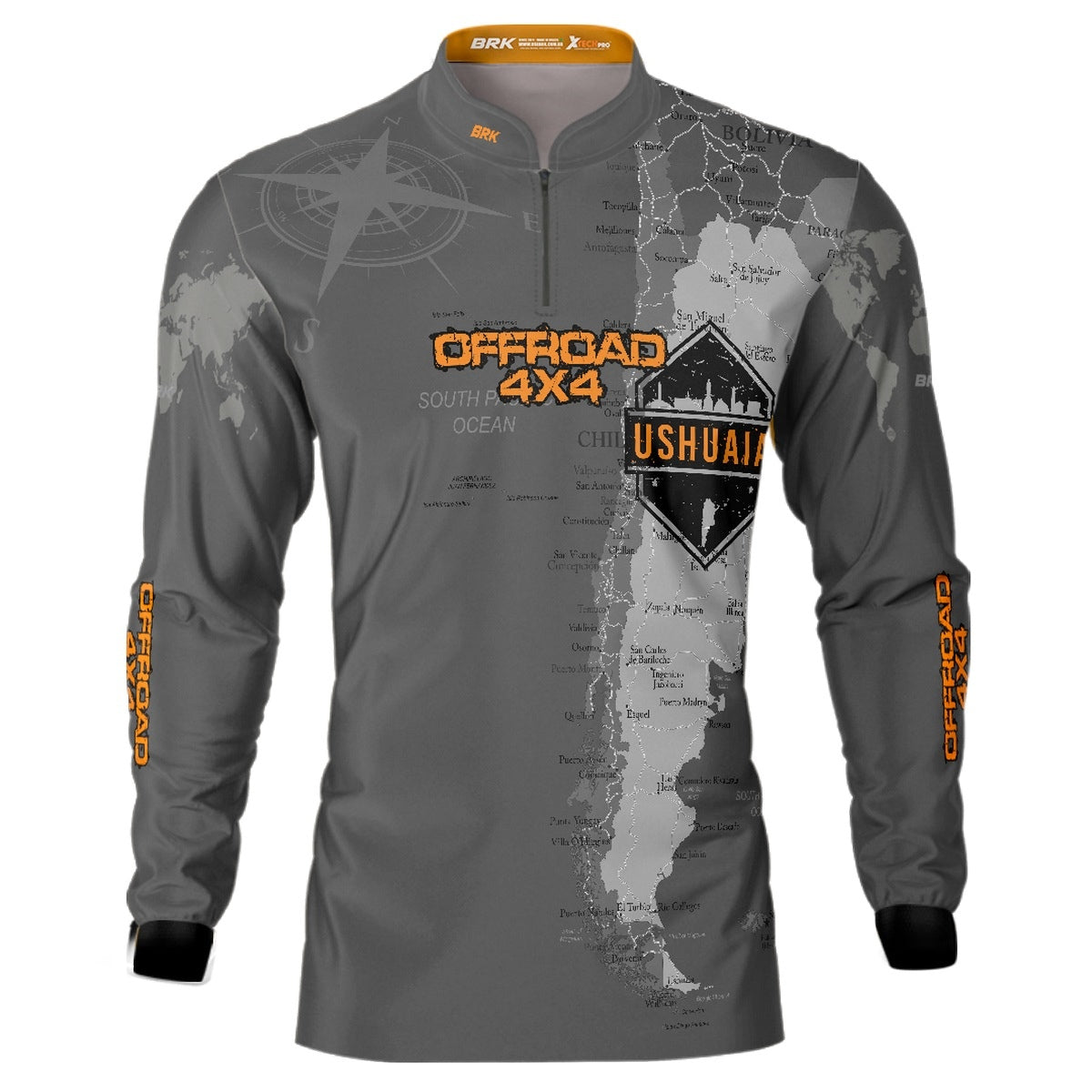 Camisa de Motociclismo Brk Off-Road 4X4 Ushuaia com Proteção Solar UV50+