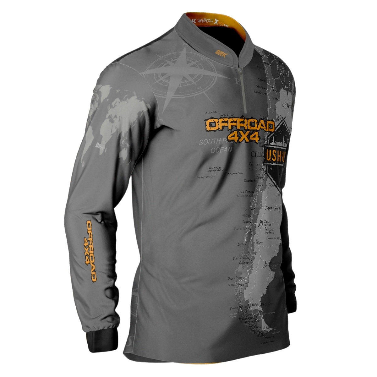 Camisa de Motociclismo Brk Off-Road 4X4 Ushuaia com Proteção Solar UV50+