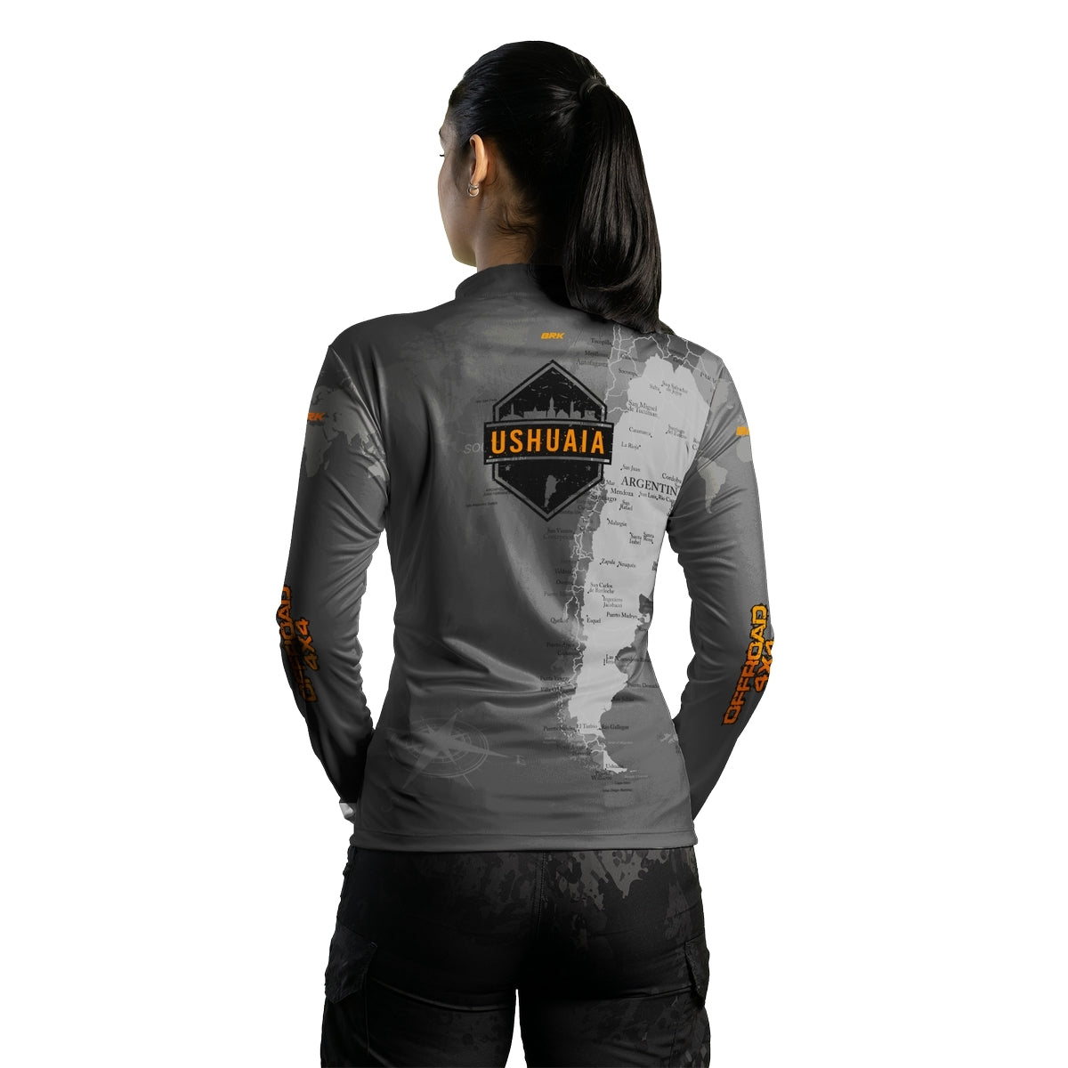Camisa de Motociclismo Feminina Brk Off-Road 4X4 Ushuaia com Proteção Solar UV50+