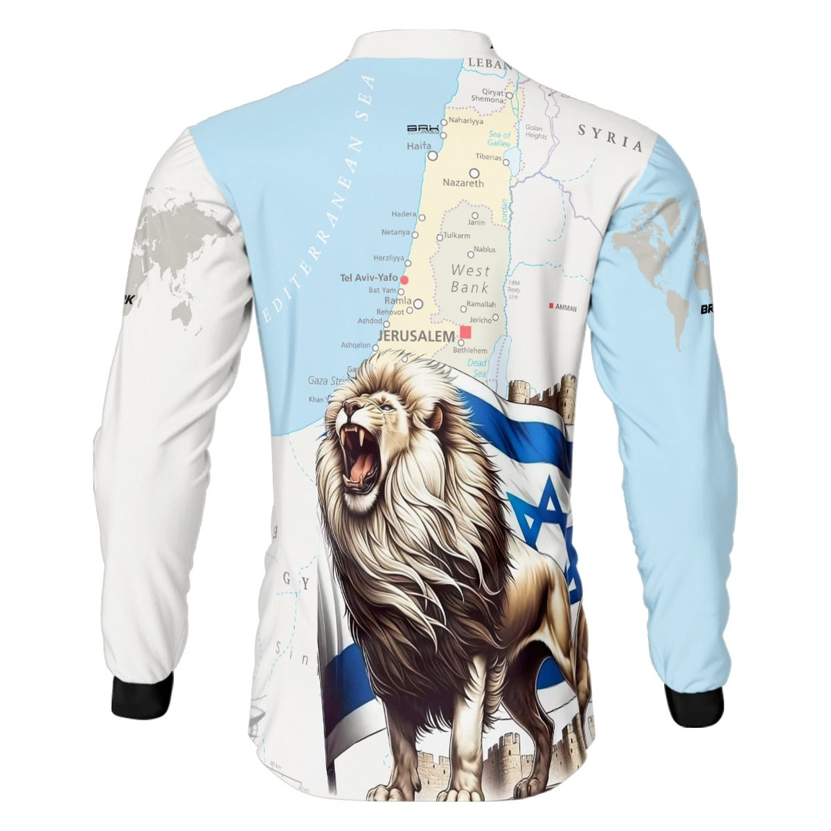 Camisa de Motociclismo Brk Expedição Israel com Proteção Solar UV50+