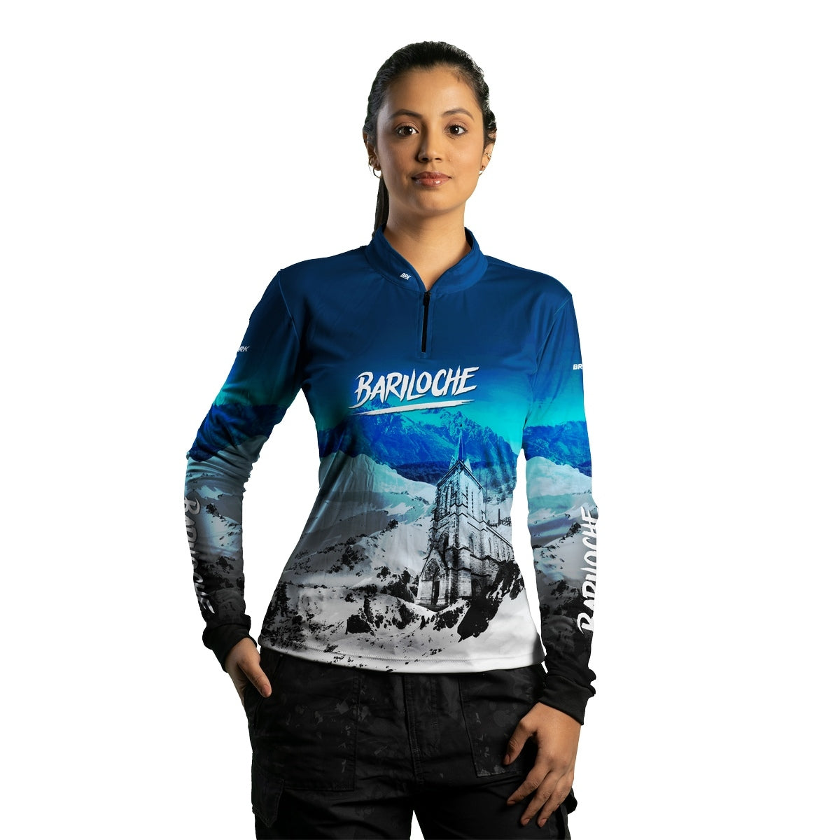 Camisa de Motociclismo Feminina Brk Expedição 4X4 Barichole com Proteção Solar UV50+