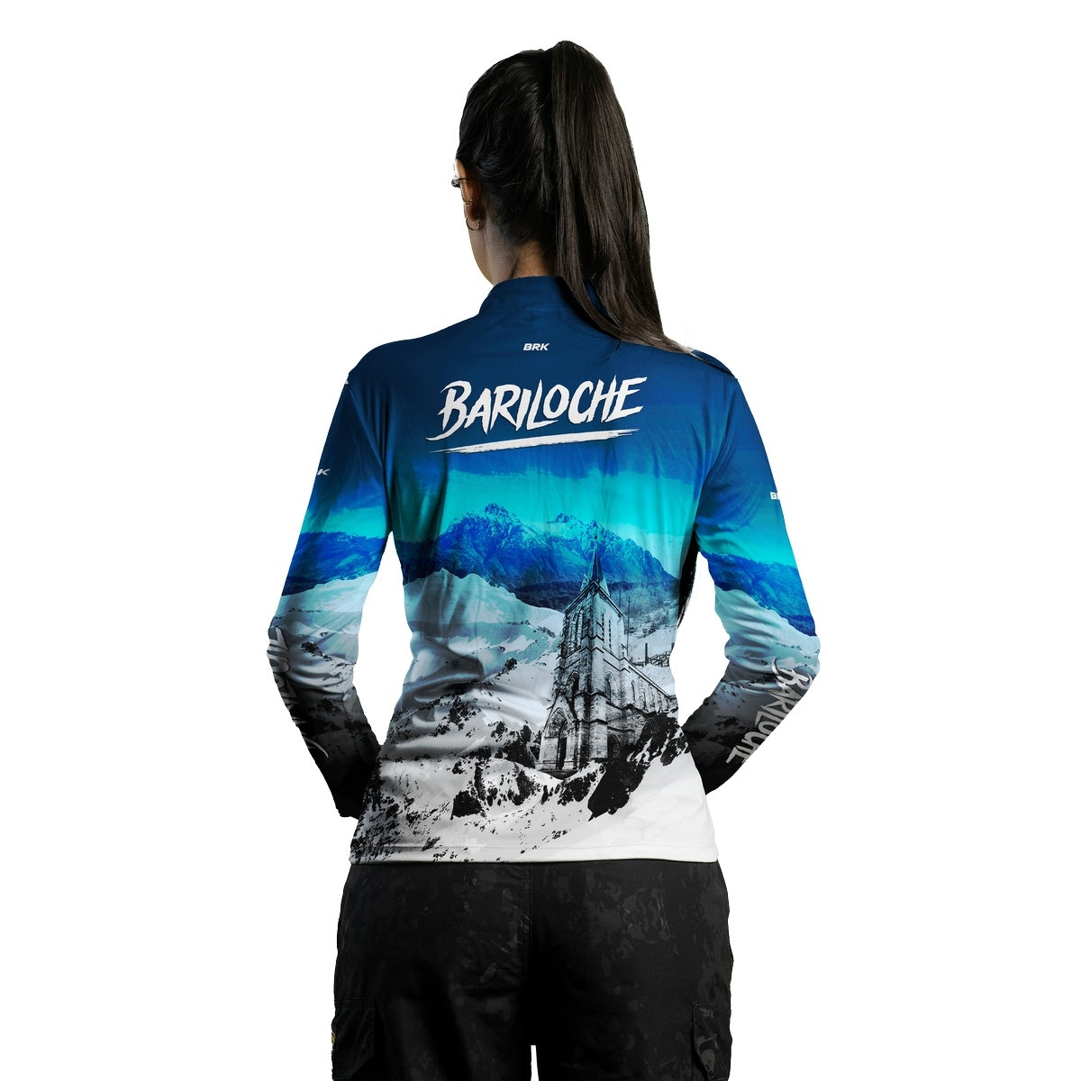 Camisa de Motociclismo Feminina Brk Expedição 4X4 Barichole com Proteção Solar UV50+
