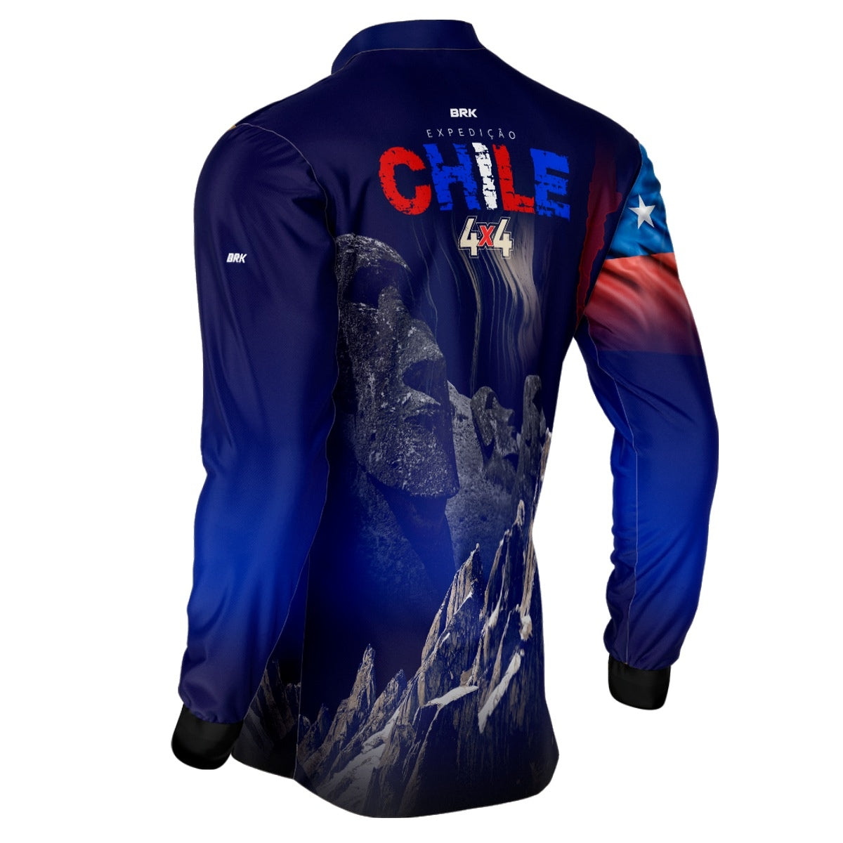 Camisa de Motociclismo Brk Expedição Chile 4X4 com Proteção Solar UV50+