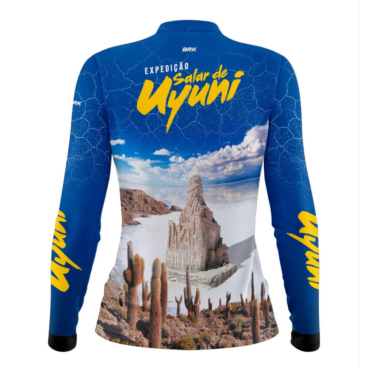 Camisa de Motociclismo Feminina Brk Expedição Salar de Uyuni com Proteção Solar UV50+