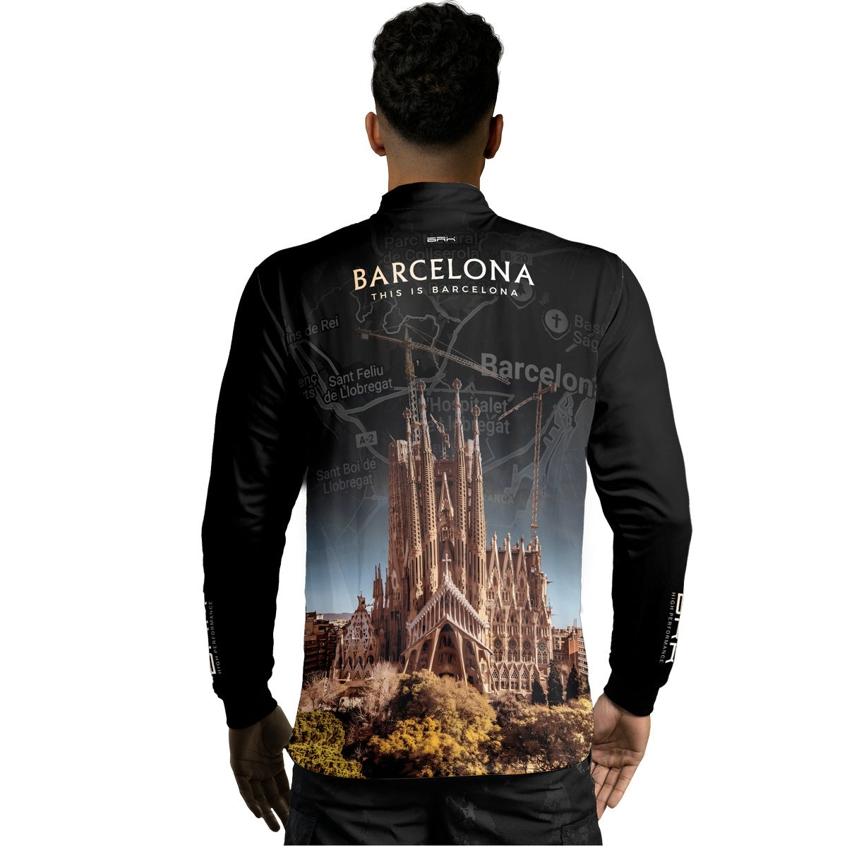 Camisa de Motociclismo Brk Expedição Barcelona com Proteção Solar UV50+